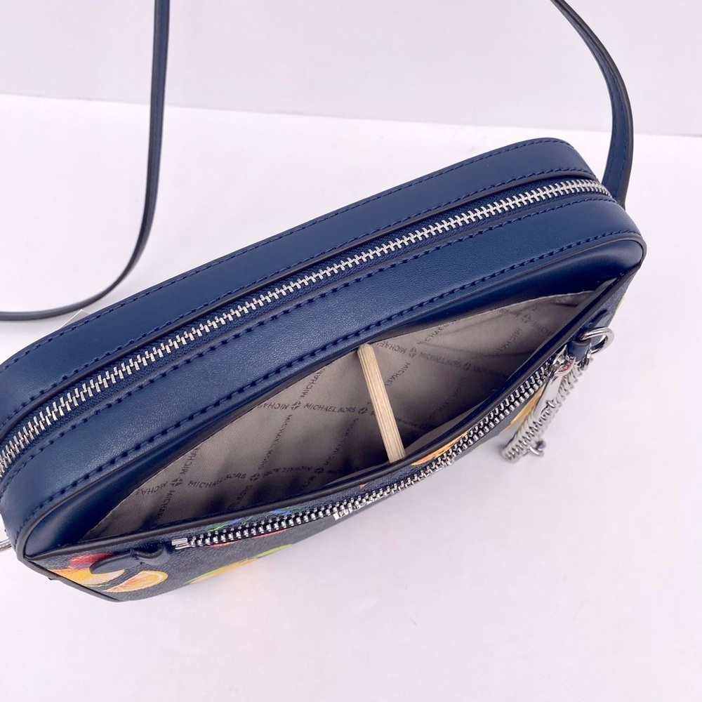 Michael Kors Large EW Zip Chain Crossbody Bag Admiral - Picture 9 of 15